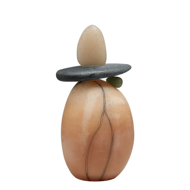 Zen Balance Sculptures Brown