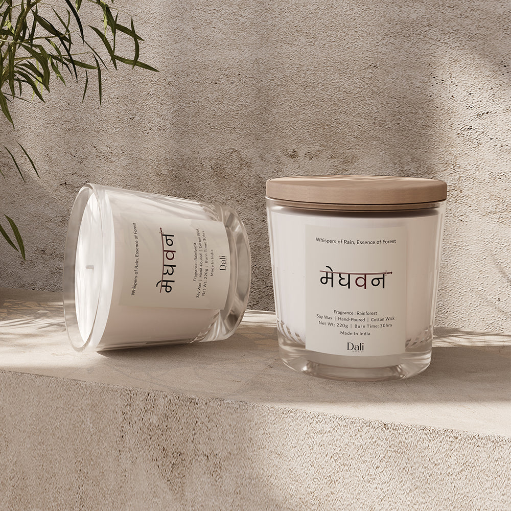 4 Pack for Clear Jar Candle