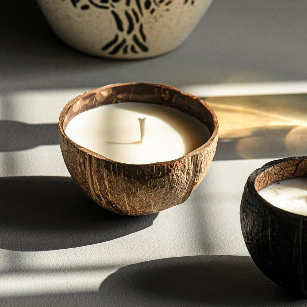 Coconut Shell Candle