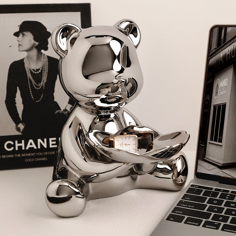 Silver Bear Tray