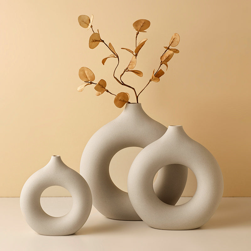 Hollow Circle Vase