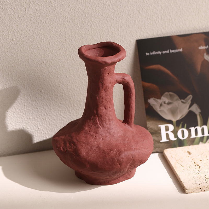 Rustic Clay Pitcher