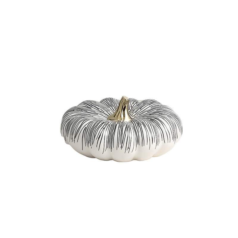 Monochrome Pumpkin Décor